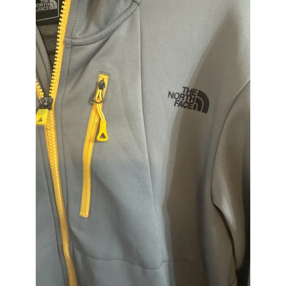 🔥The North Face 🤑Steep Series Hoodie Flash Dry Full‎ Zip Grey Yellow Men's S